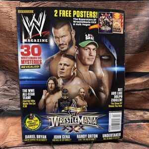 WWE Magazine April 2014 WrestleMania XXX John Cena Randy Orton Undertaker Daniel